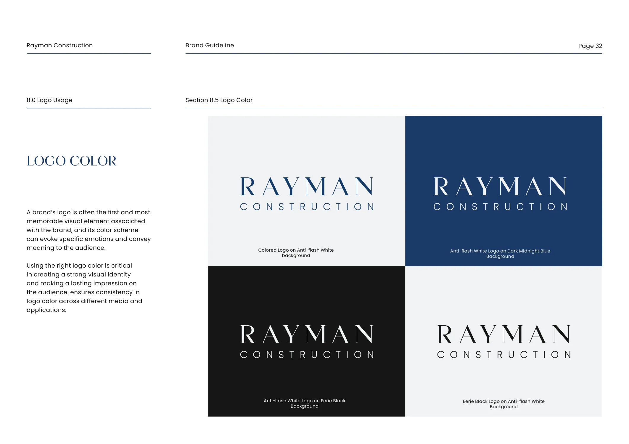 Rayman Construction brand identity 4